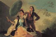 Francisco de goya y Lucientes The Parasol oil painting on canvas